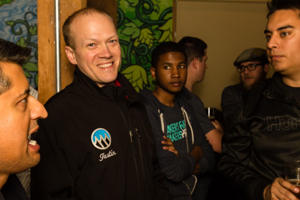 WordCamp Minneapolis 2015 Kickoff Party. Photo © 2015 Paul Lampland